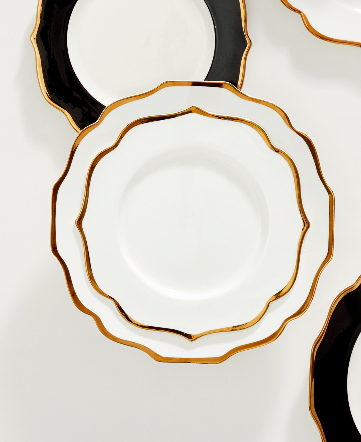 Lenox Contempo Luxe Dinner Plates, Set Of 4 In White