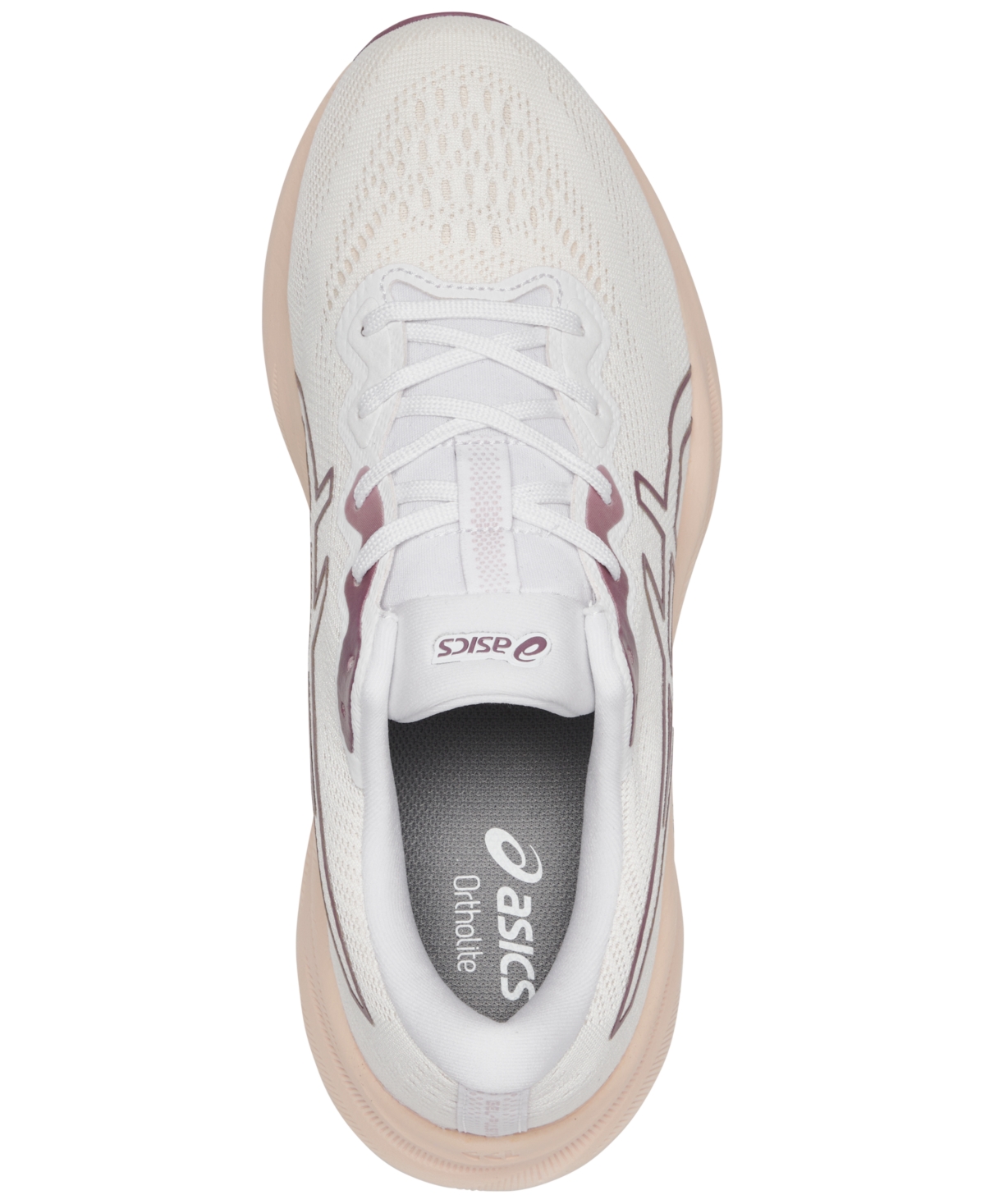 Asics Women's Gel Pulse 15 Running Sneakers From Finish Line In White,mauve