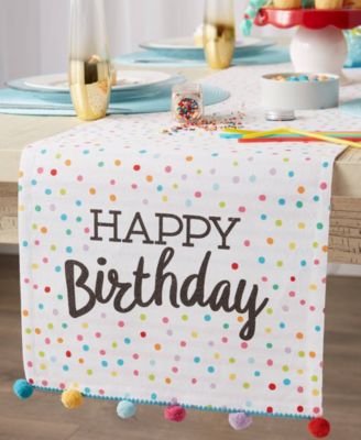 Embellished Reversible Table Runner, 14"x72"