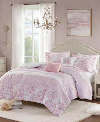 Oliena Floral Paisley 5-Pc. Comforter Set, Full/Queen