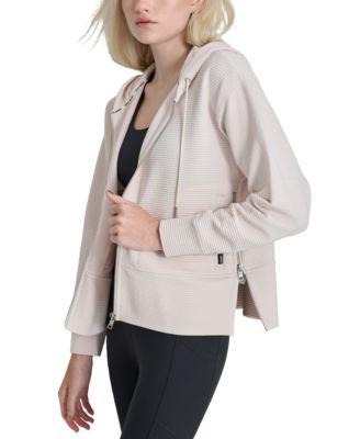 DKNY - Women's Tech Ottoman Full-Zip Hoodie