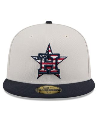 Men's Khaki/Black Houston Astros 2024 Fourth of July 59FIFTY Fitted Hat