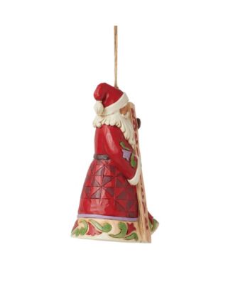 Santa Holds BELIEVE Porch Board Ornament