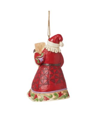 Santa Holds BELIEVE Porch Board Ornament