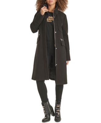 Women's Zip-Front Boucl&eacute; Coat, Created for Macy's