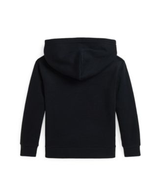 Toddler and Little Boys Pink Pony Fleece Hoodie