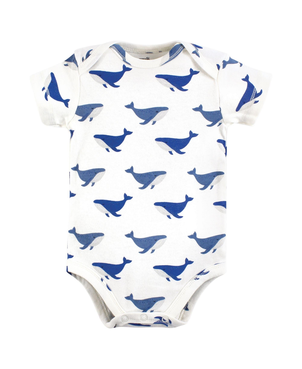 Touched by Nature Baby Boys Organic Cotton Bodysuits, Months - Mystic sea creatures