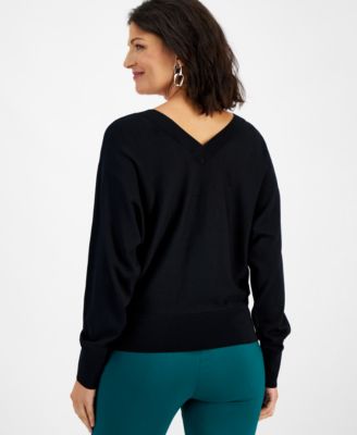 Women's V-Neck Sweater, Created for Macy's