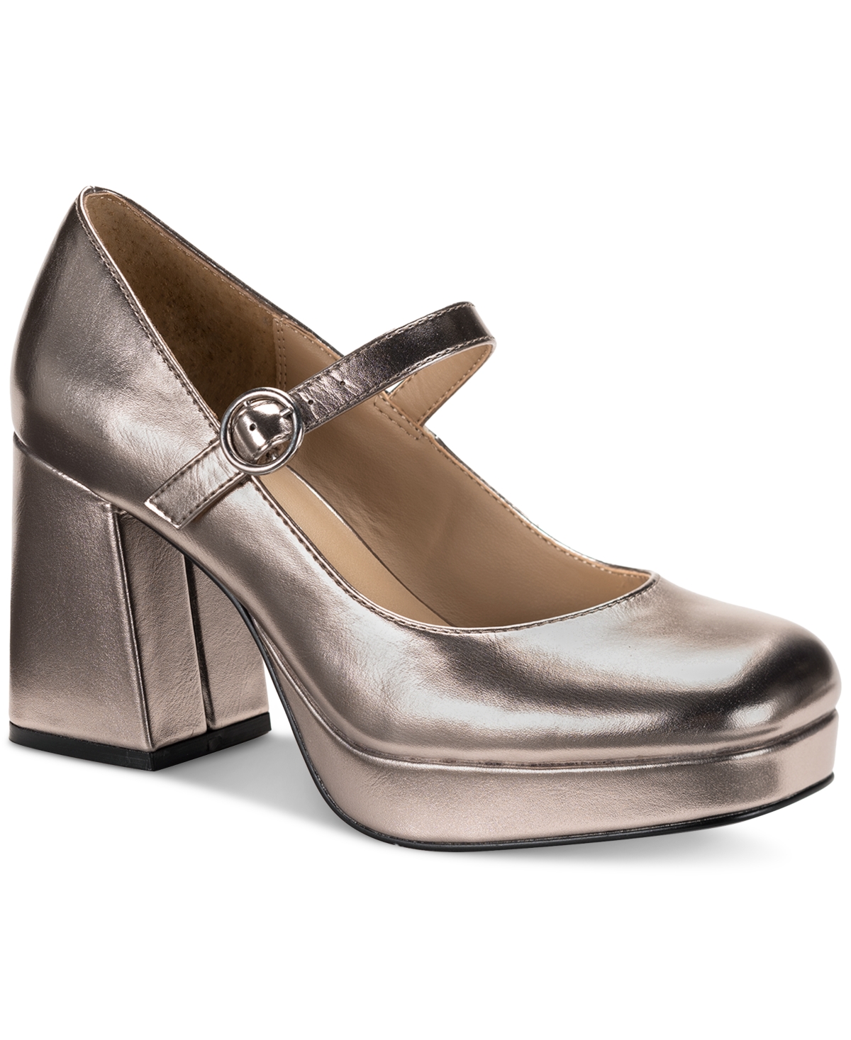SUN + STONE WOMEN'S VANECIAA MARY JANE PUMPS, CREATED FOR MACY'S 