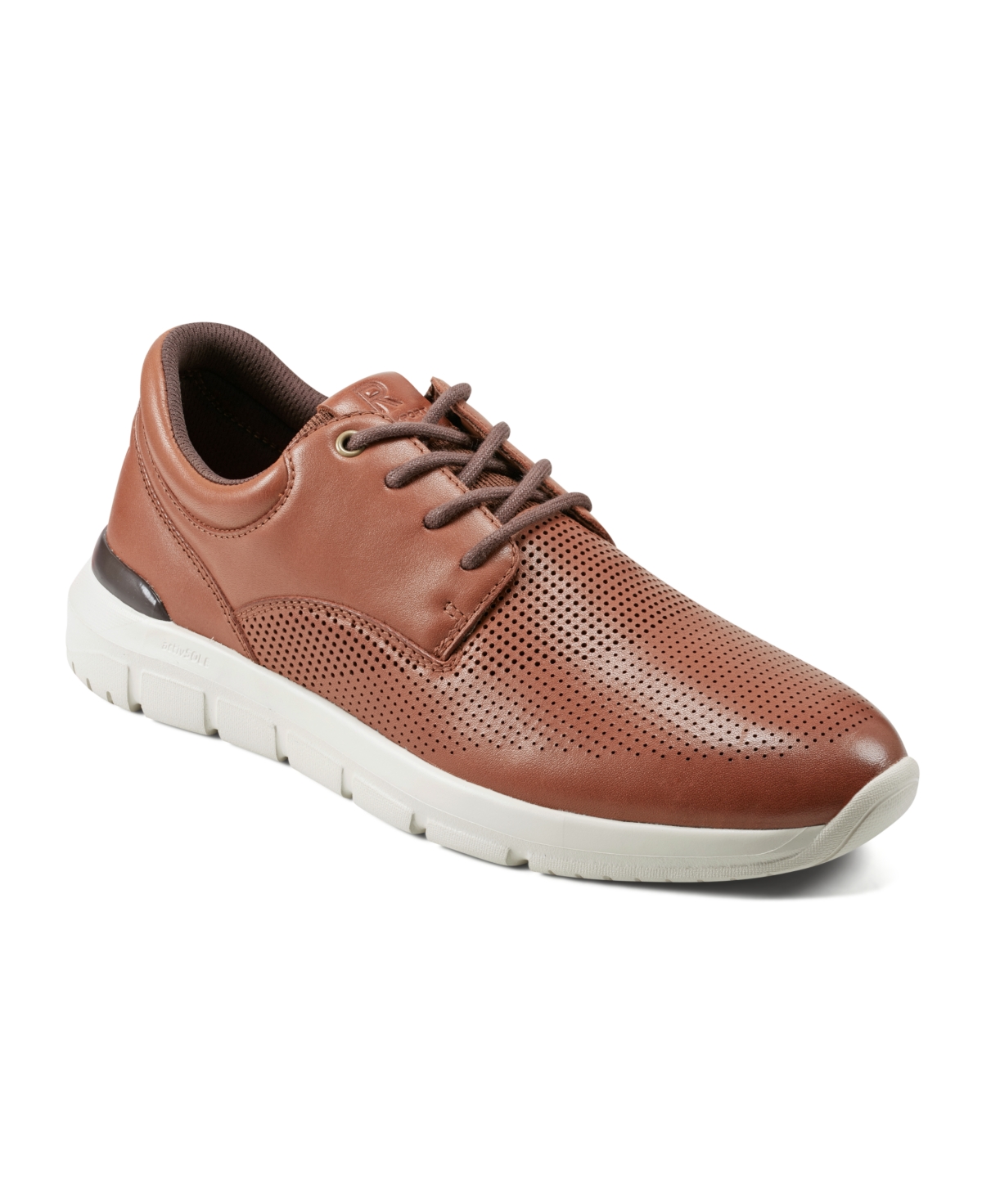Rockport Men's Jaimie Lace-up Round Toe Casual Sneakers In Dark Green Leather