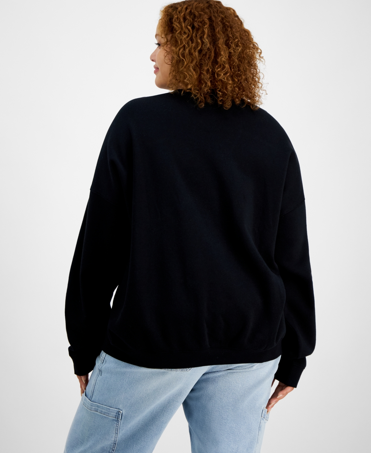 Grayson Threads, The Label Trendy Plus Size Hello Kitty Sparkle Graphic Sweatshirt