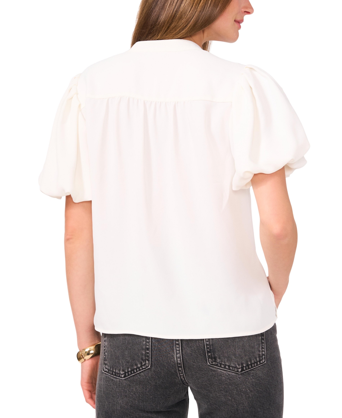 Vince Camuto Women's Puff-Sleeve Top