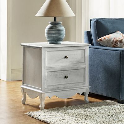 Pallantium Classical 24" Tall 2 - Drawer End Table