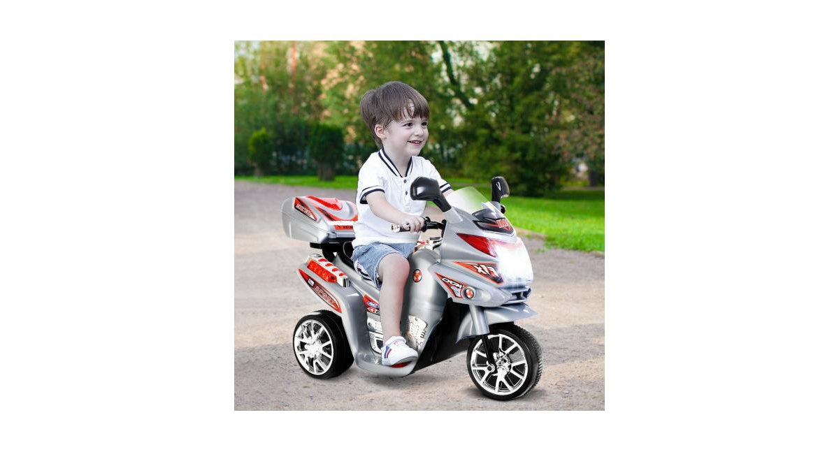Slickblue 3 Wheel Kids 6V Battery Powered Electric Toy Motorcycle