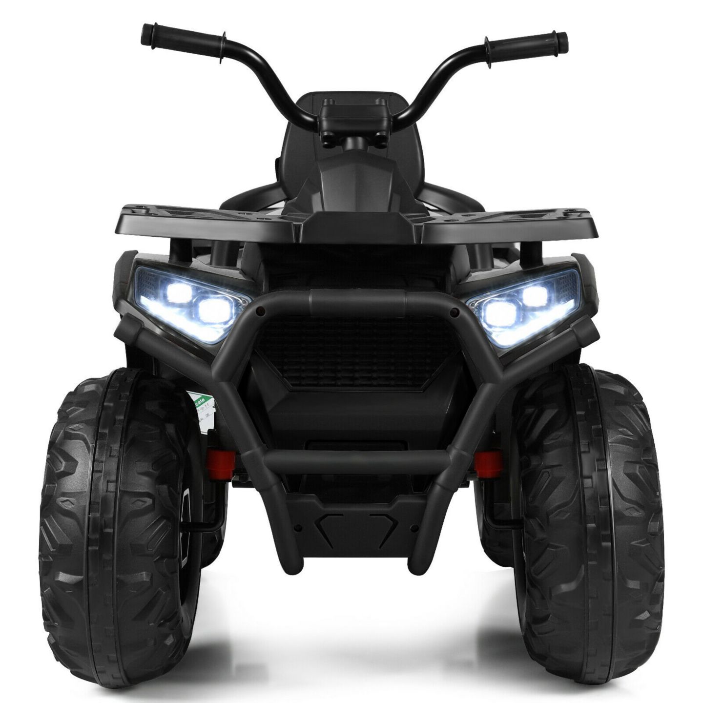 Детская игрушка Slickblue 12V Kids Electric 4-Wheeler ATV with MP3 and LED Lights, 110 lbs Capacity, Ages 3+, цвет: Чёрный — фото 1