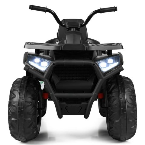 Детская игрушка Slickblue 12V Kids Electric 4-Wheeler ATV with MP3 and LED Lights, 110 lbs Capacity, Ages 3+, цвет: Чёрный