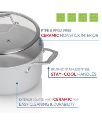 - CeraTerra - 5 Quart Soup Pot with Cover