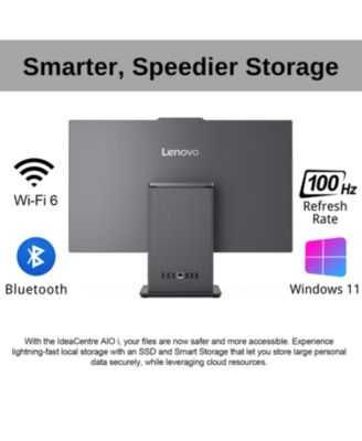 IdeaCentre I 27" Daily All-in-One Intel Core i7 13620H 16GB RAM Intel UHD Graphics 512GB SSD Storage Windows 11 Home QHD 100Hz - Grey