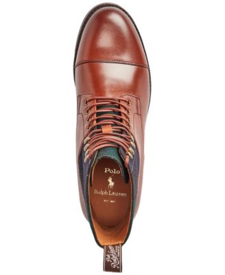 Men's Bryson Leather & Wool Cap-Toe Boot