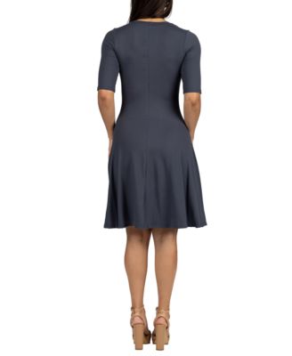 grey fall dress Fall Night Sweater Dress In Grey main image 0