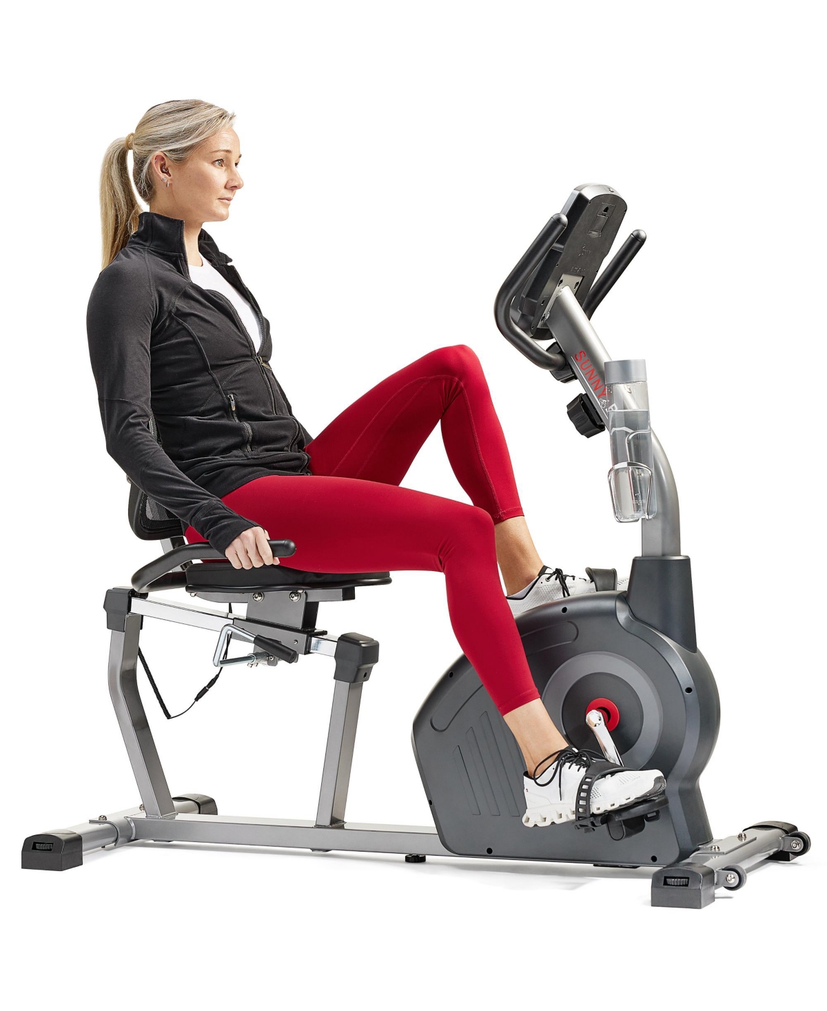 Sunny Health & Fitness Elite Interactive Series Exercise Recumbent Bike