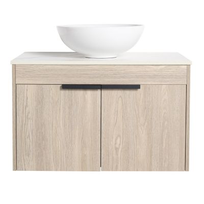 Streamdale 30" Modern Design Float Bathroom Vanity With Ceramic Basin Set