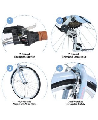 Streamdale 7 Speed, Steel Frame, Multiple Colors 26 Inch Ladies bicycle