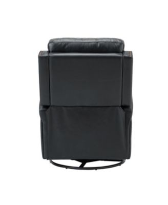  Beatriz 28.74" Wide Genuine Leather Swivel Rocker Recliner