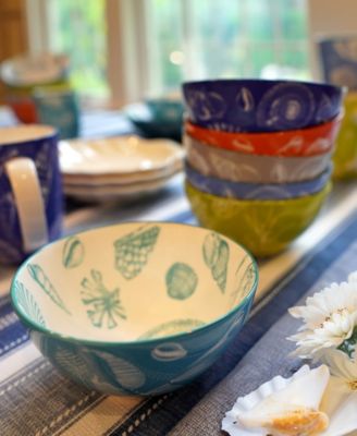 Seaside Set of 6 All Purpose Bowl, 6.25" 6 Asst