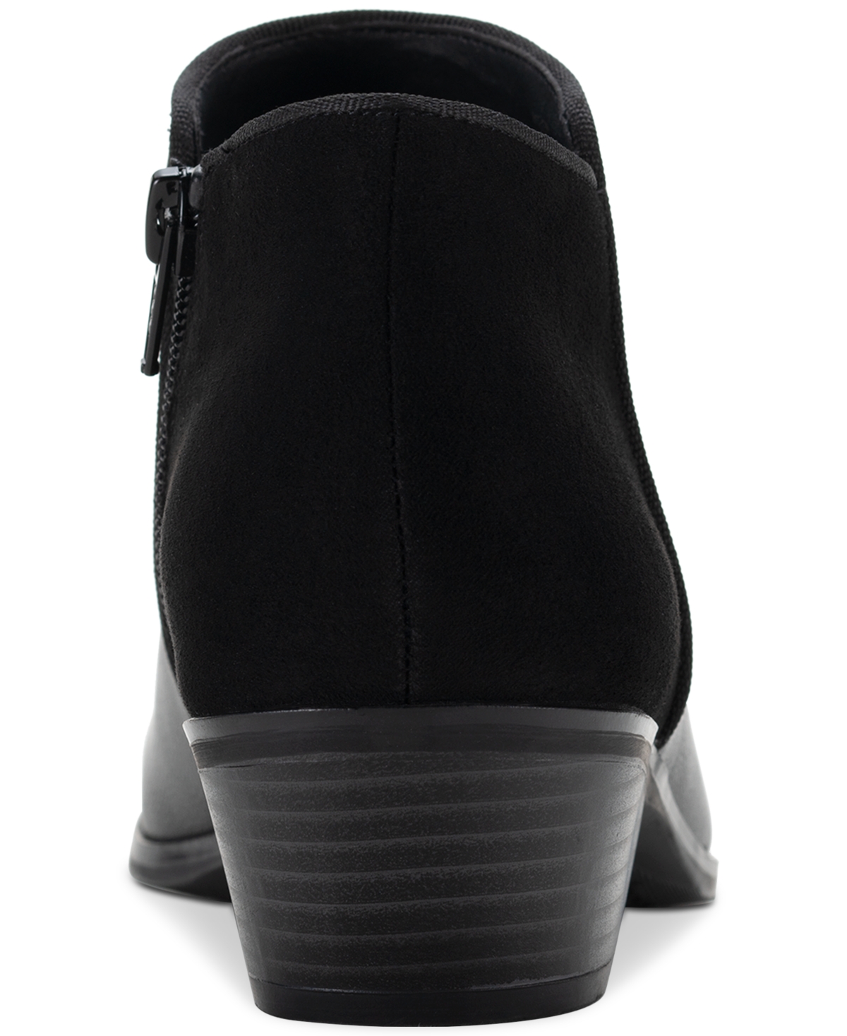 Style & Co Wileyy Womens Faux Suede Comfort Booties In Taupe2 Mc
