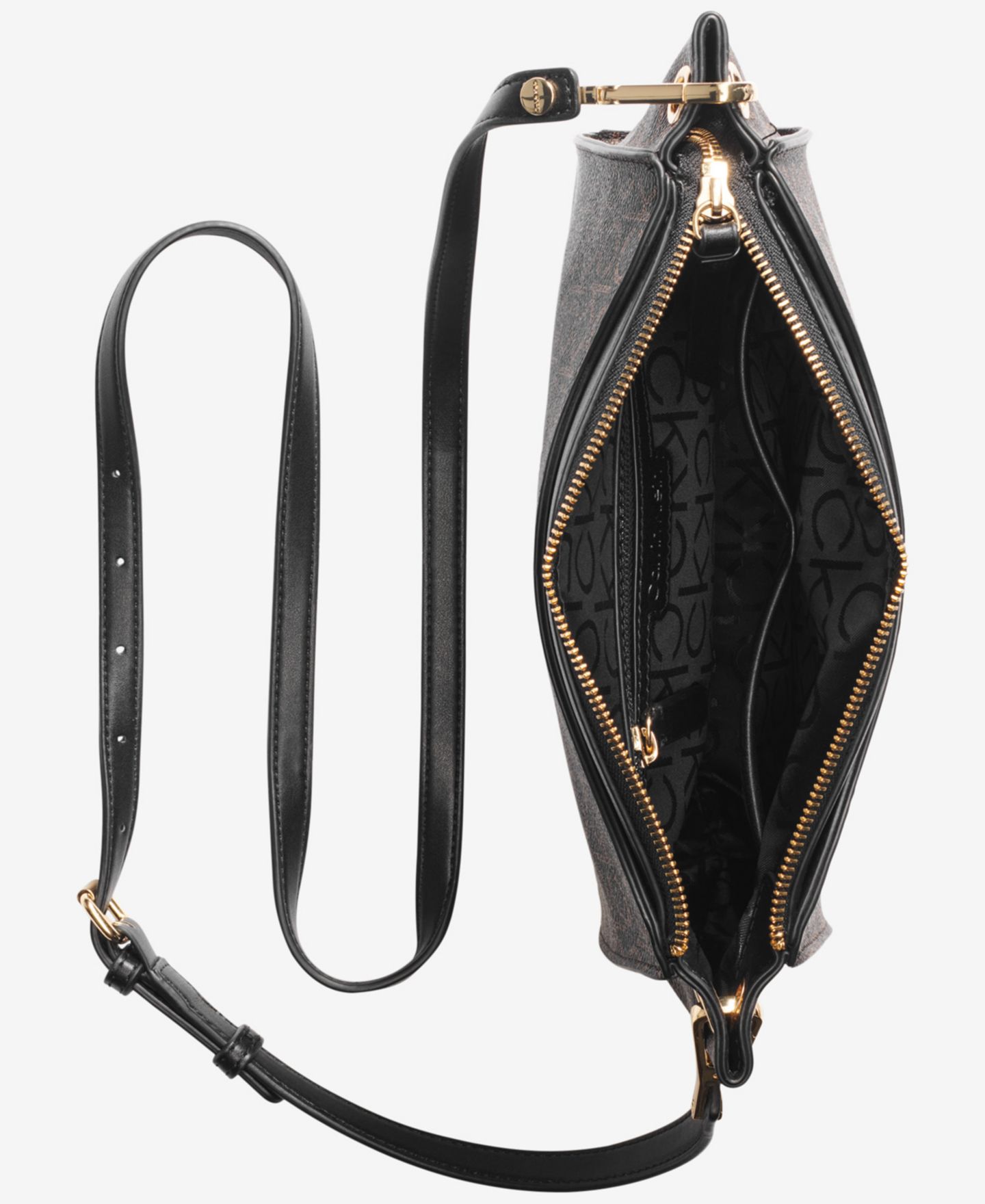 Сумка Calvin Klein Garnet Adjustable Top Zipper Crossbody, цвет: Коричневый — фото 5