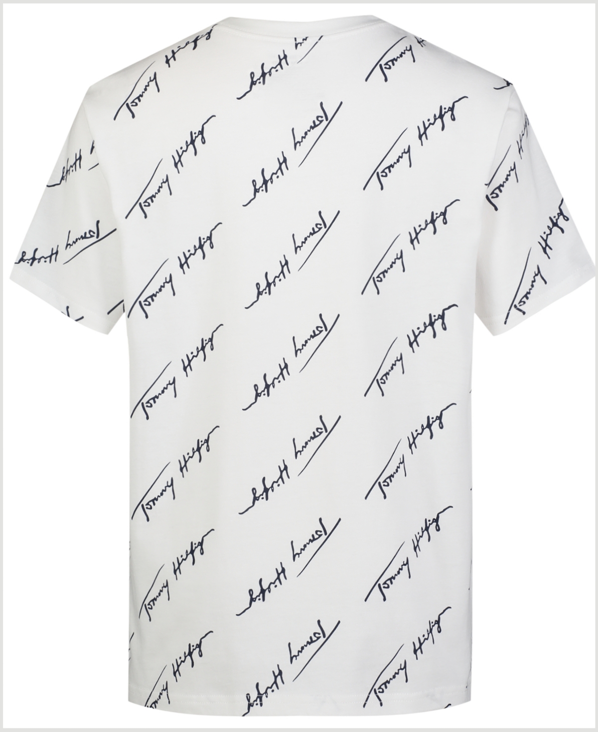 Tommy Hilfiger Toddler and Little Boys Angled Script Print Short Sleeve Tee