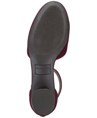 Women's Alinaa Two-Piece Block Heel Dress Pumps, Created for Macy's