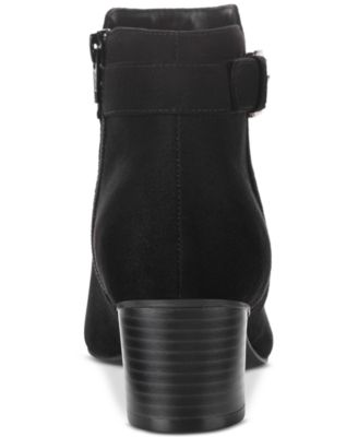 Women's Ariella Block Heel Buckle Dress Booties, Created for Macy's