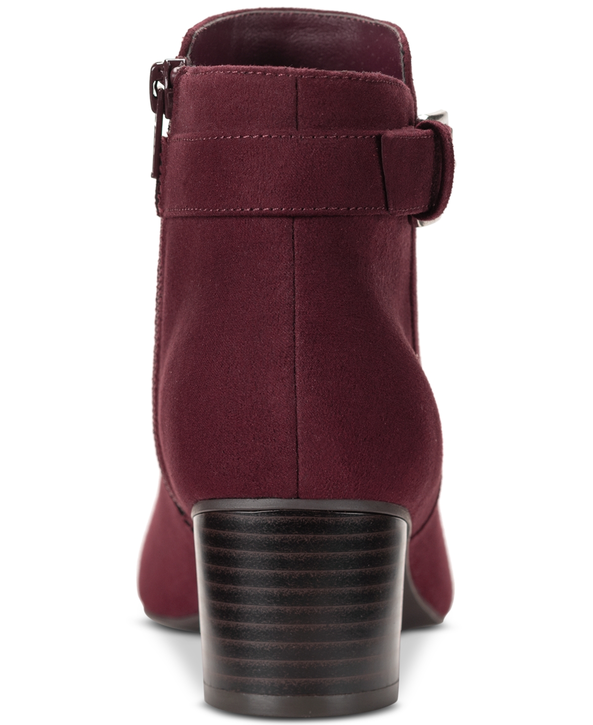 Style & Co Women's Ariella Block Heel Buckle Dress Booties, Created for Macy's