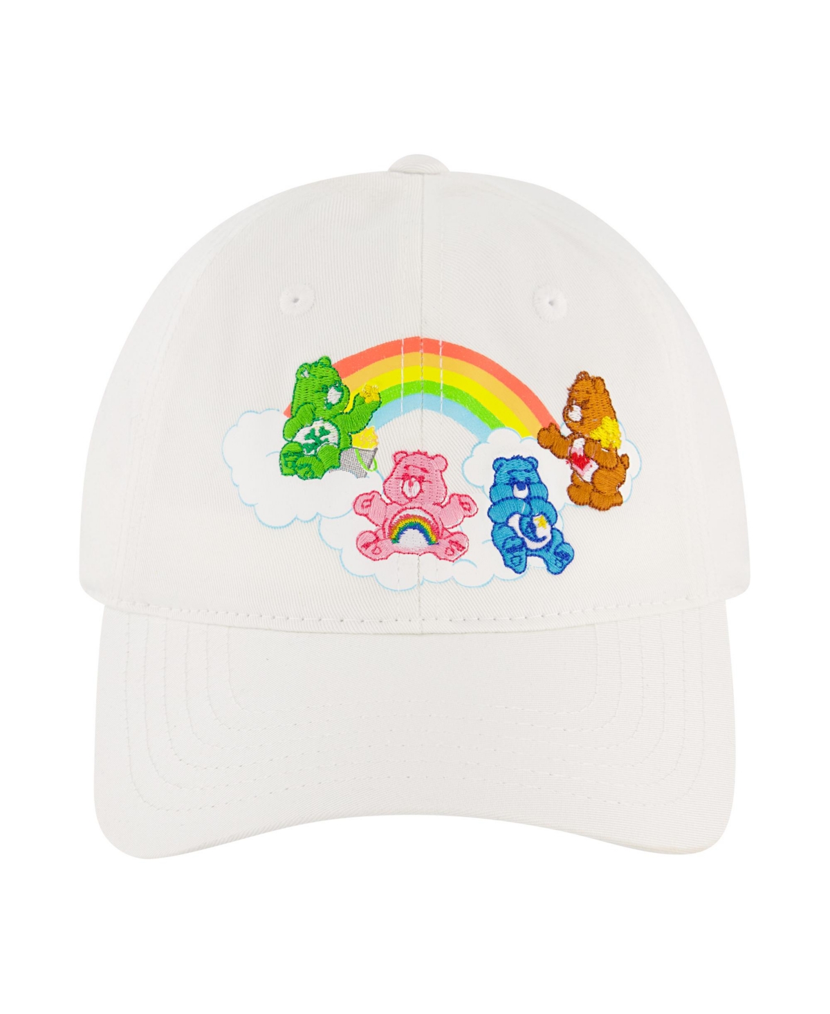 Classic Group Rainbow Stripes Baseball Cap - White