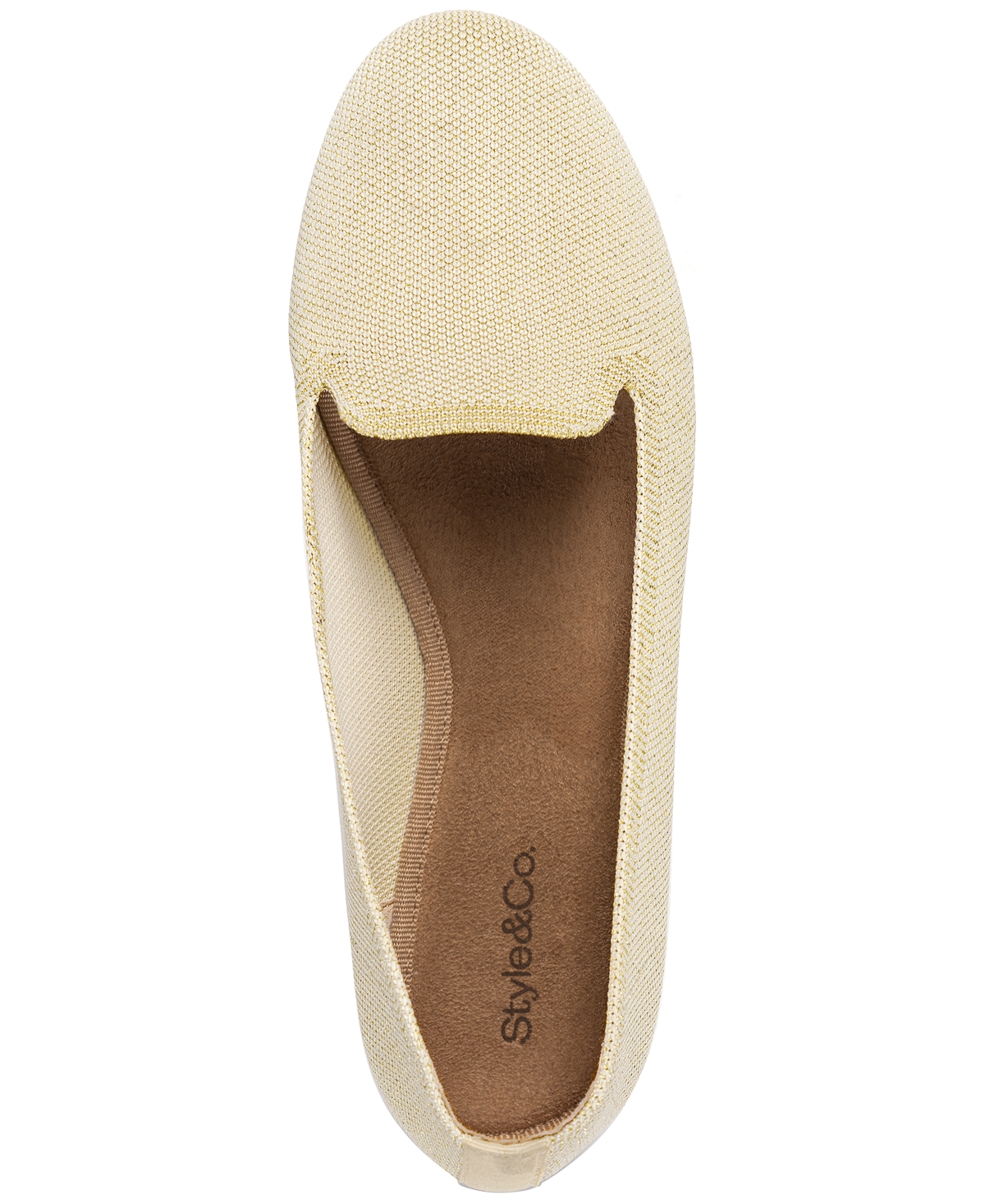 Style & Co Alyson Slip-on Loafer Flats, Created For Macy's In Neutral