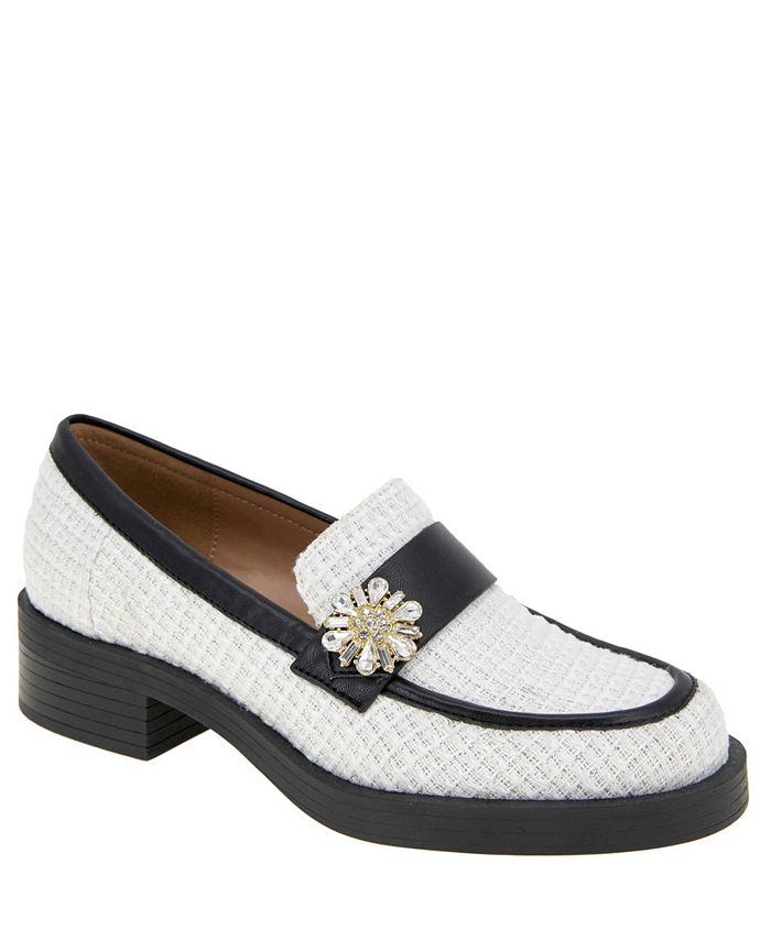 BCBGeneration Women's Colin Embellished Loafers - Macy's