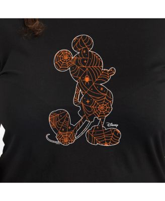 Trendy Mouse Spiderweb Plus Size Graphic T-shirt