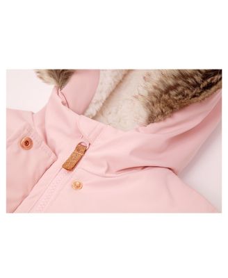 Girls Sherpa Fleece Lined Parka Coat 4-18