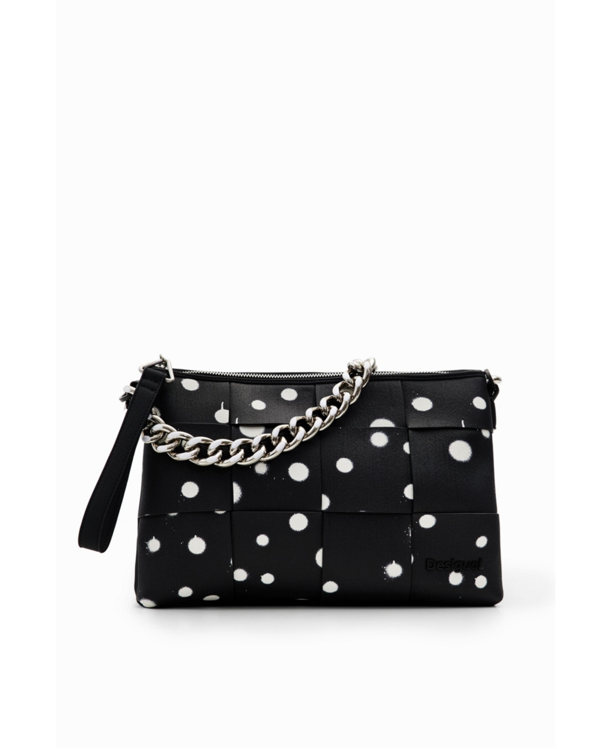Desigual Women's woven droplets crossbody bag