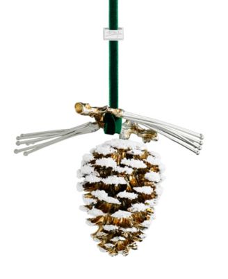 Pinecone Snowy Ornament