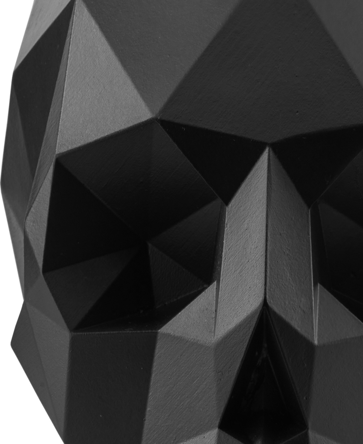 National Tree Company Black Origami Skull Decoration, 6 Inches In Black