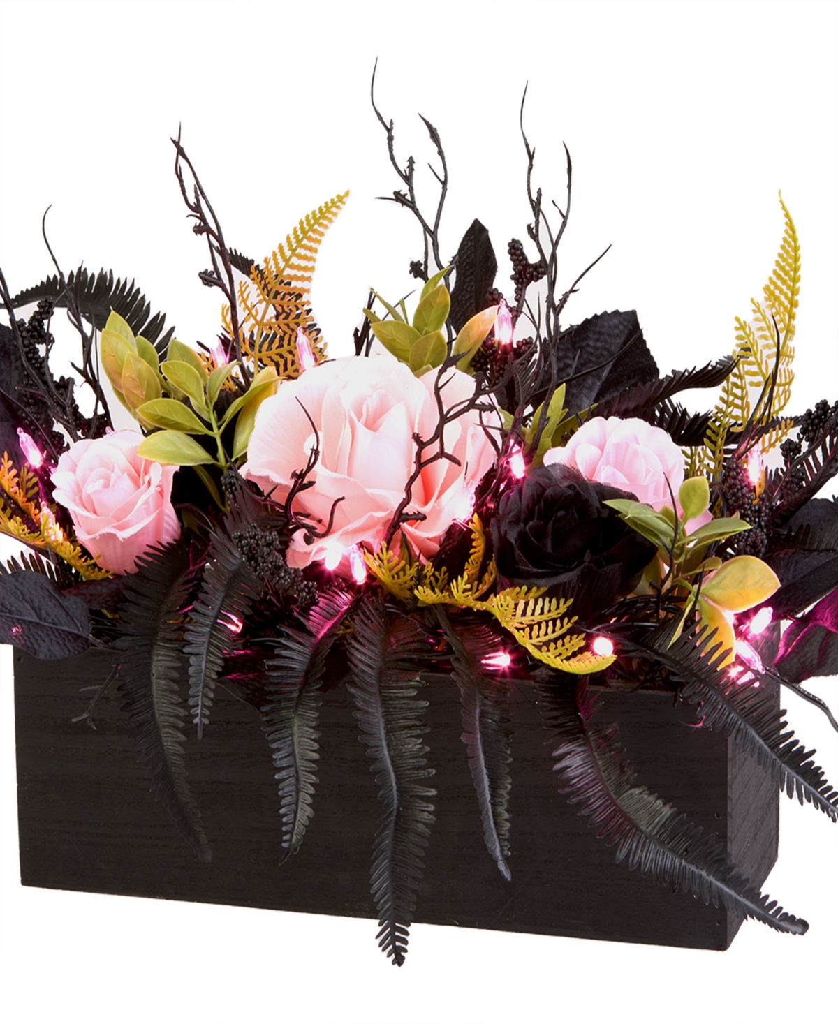 National Tree Company Cute And Creepy Centerpiece, 16 Inches In Black