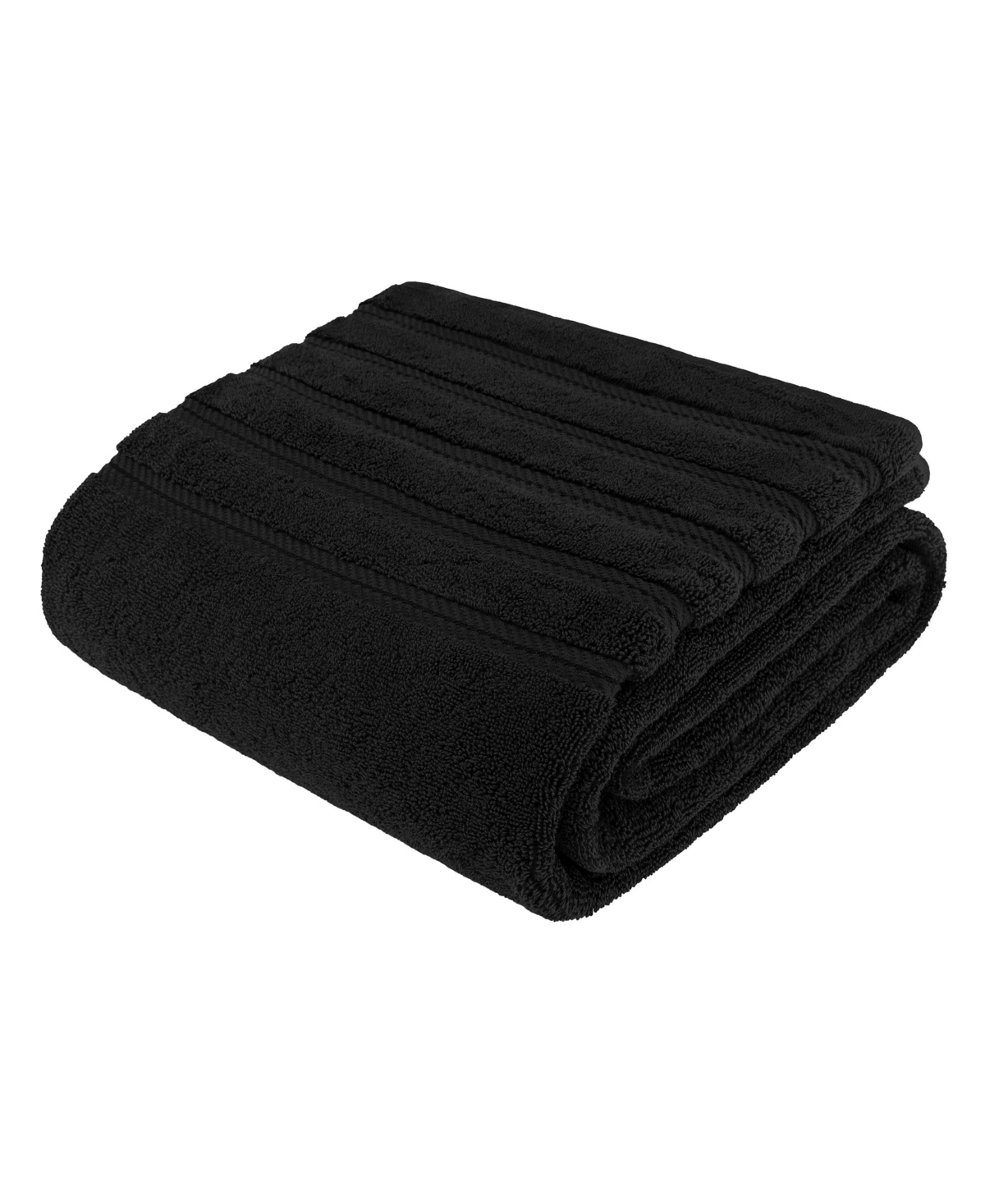 American Soft Linen Edison Luxury 100% Turkish Cotton Bath Sheet, 35"x70" In Black