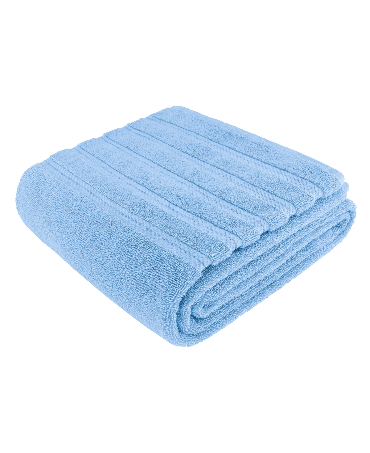 American Soft Linen Edison Luxury 100% Turkish Cotton Bath Sheet, 35"x70" In Sky Blue