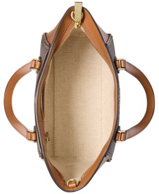 Taryn Small Signature Logo and Leather Convertible Crossbody