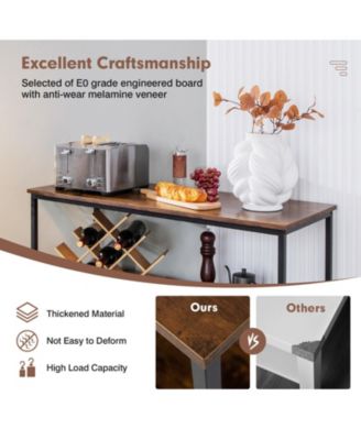 Modern Kitchen Buffet Sideboard with 3 Compartments