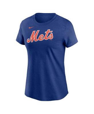 Women's Royal New York Mets Wordmark T-Shirt