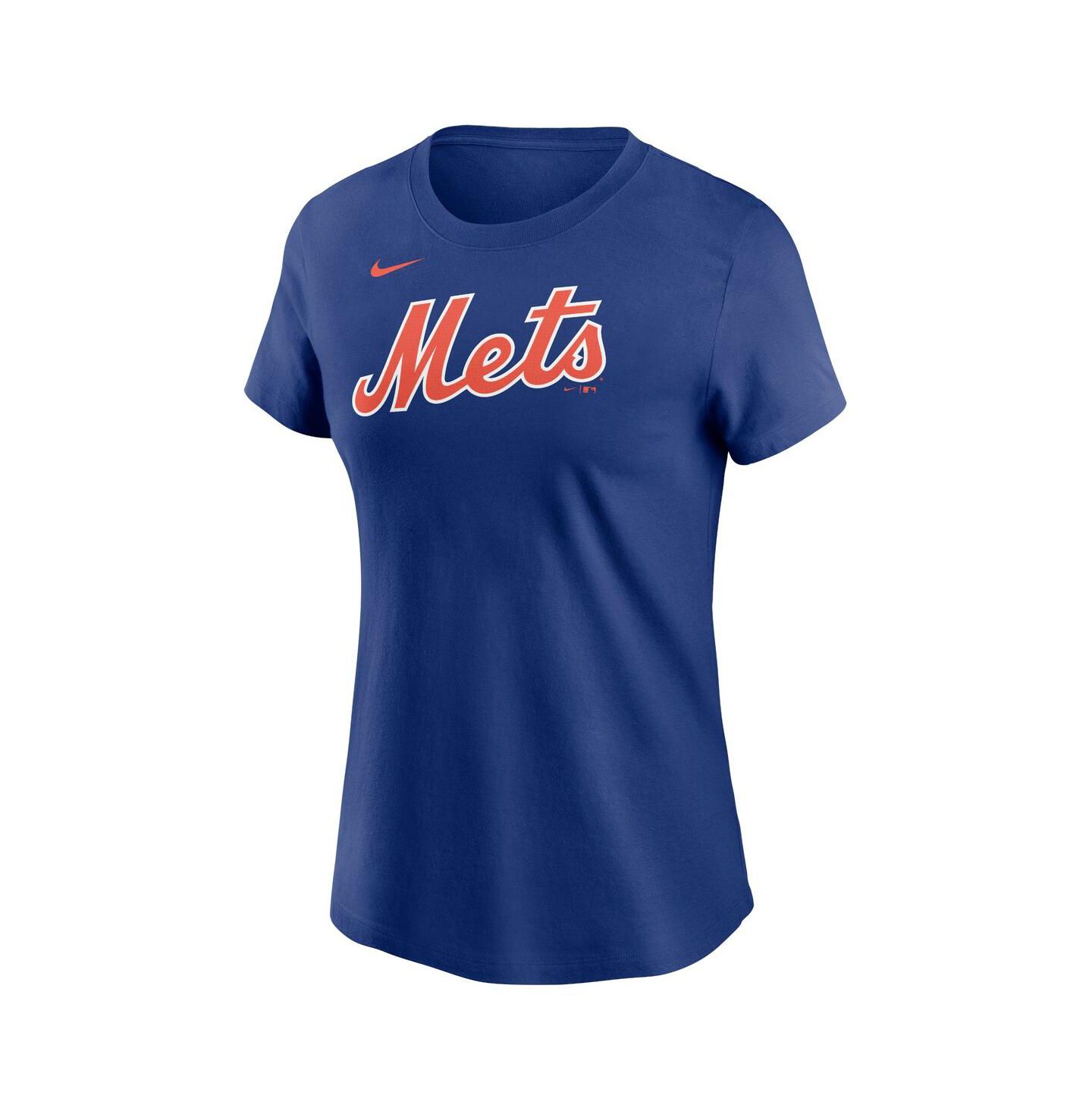 Женская футболка Nike Royal New York Mets Wordmark — фото 2